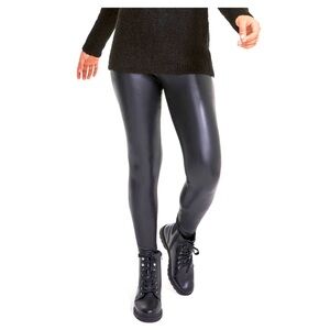 Faux leather leggings size large